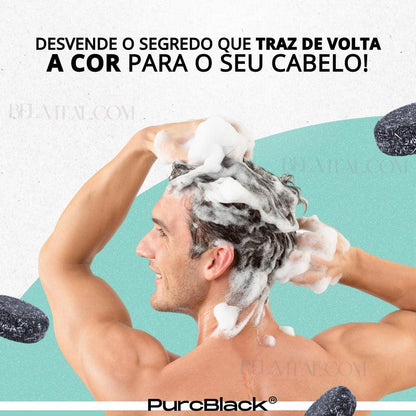 Shampoo Escurecedor de Cabelo e Barba | PurcBlack