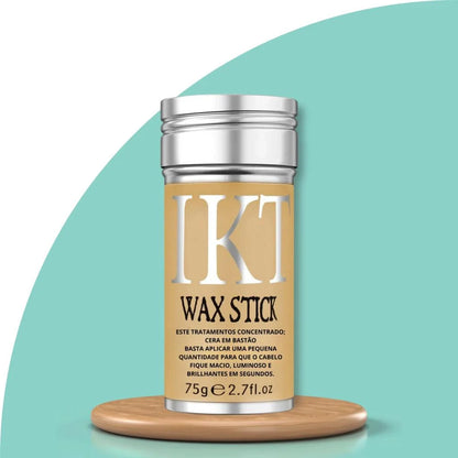 Cera em Bastão Wax Stick: Cabelo Penteado e Livre de Fizz