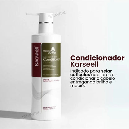 Kit Karseell: Shampoo, Condicionador e Máscara Capilar