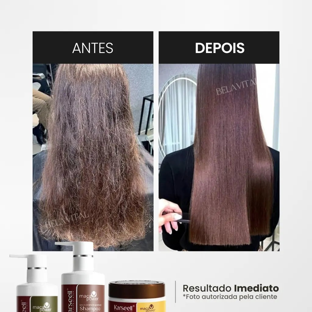 Kit Karseell: Shampoo, Condicionador e Máscara Capilar